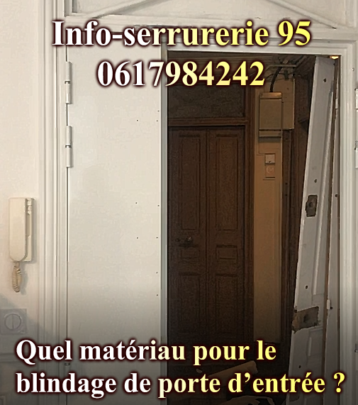 Matériau pour le blindage de porte