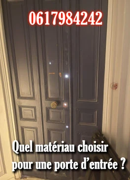 Quel matériau choisir pour une porte d’entrée ?