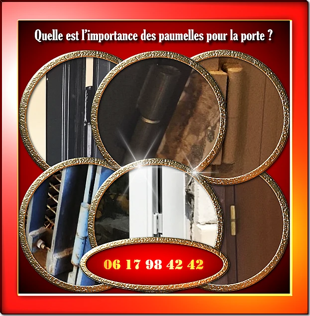 Quelle est l’importance des paumelles pour la porte ?